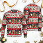 Christmas Santa And Snowman Happy Xmas Sweater For Winter Parties Seasonal Adventures And Relaxed Everyday Styling