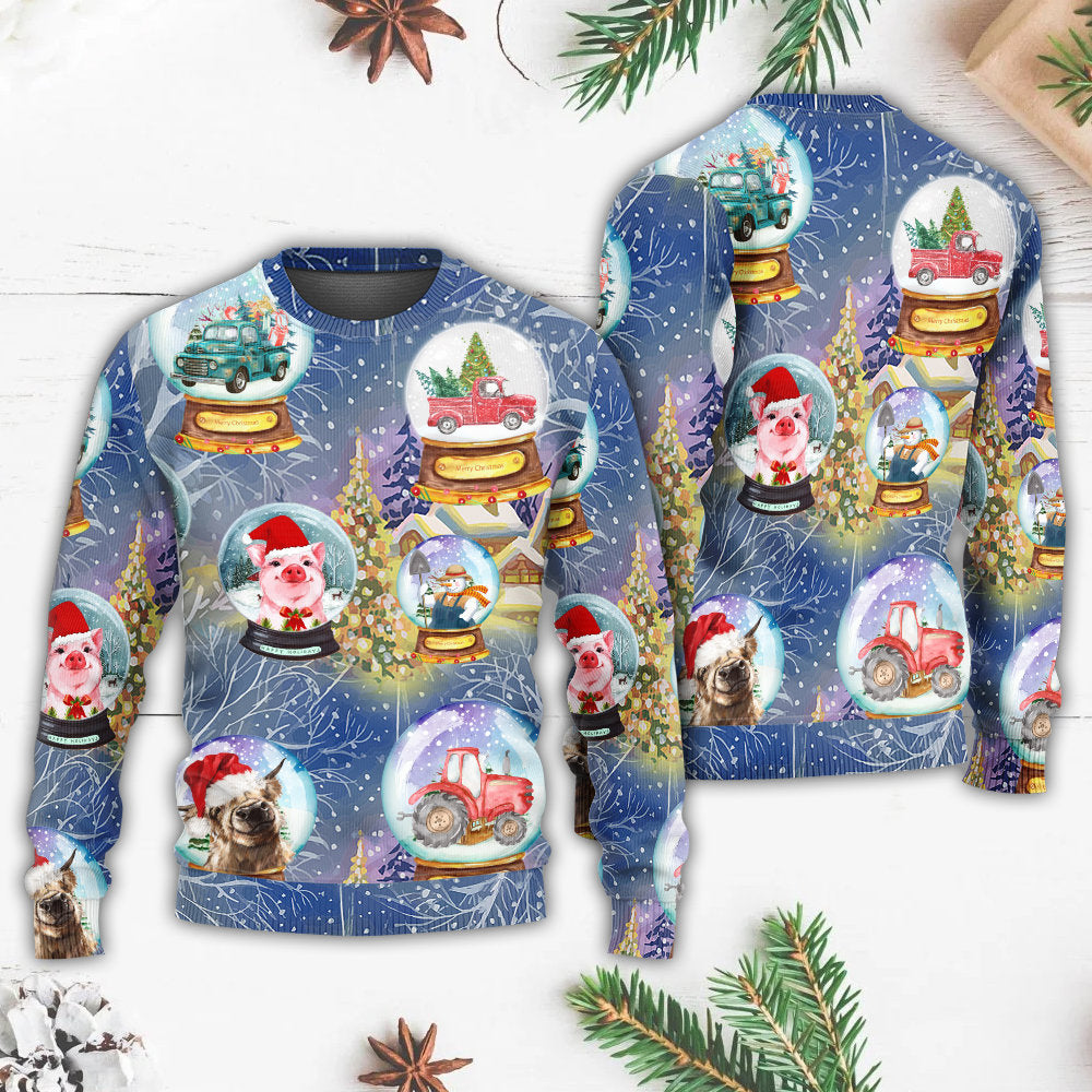 Christmas Farmer Funny Holiday Sweater For Seasonal Parties Cozy Gatherings And Thoughtful Holiday Gifts