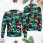 Christmas Black Cat Jolly Holiday Sweater For Seasonal Parties Cozy Gatherings And Thoughtful Holiday Gifts