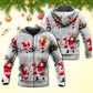 Christmas Santa Holiday Companion Hoodie For Winter Adventures Family Gatherings And Festive Everyday Style