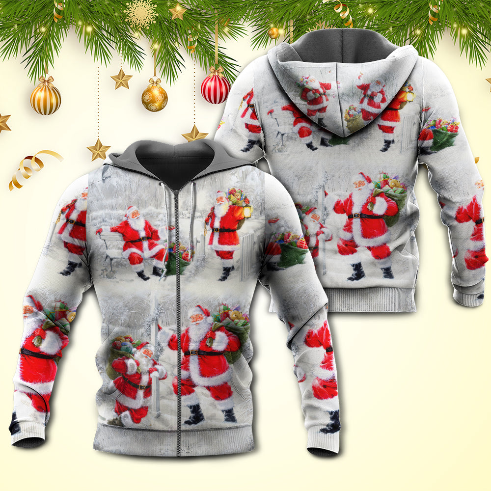 Christmas Santa Holiday Companion Hoodie For Winter Adventures Family Gatherings And Festive Everyday Style