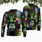 Christmas Beer Neon Sweater For Festive Parties Family Photos And Comfortable Seasonal Wear