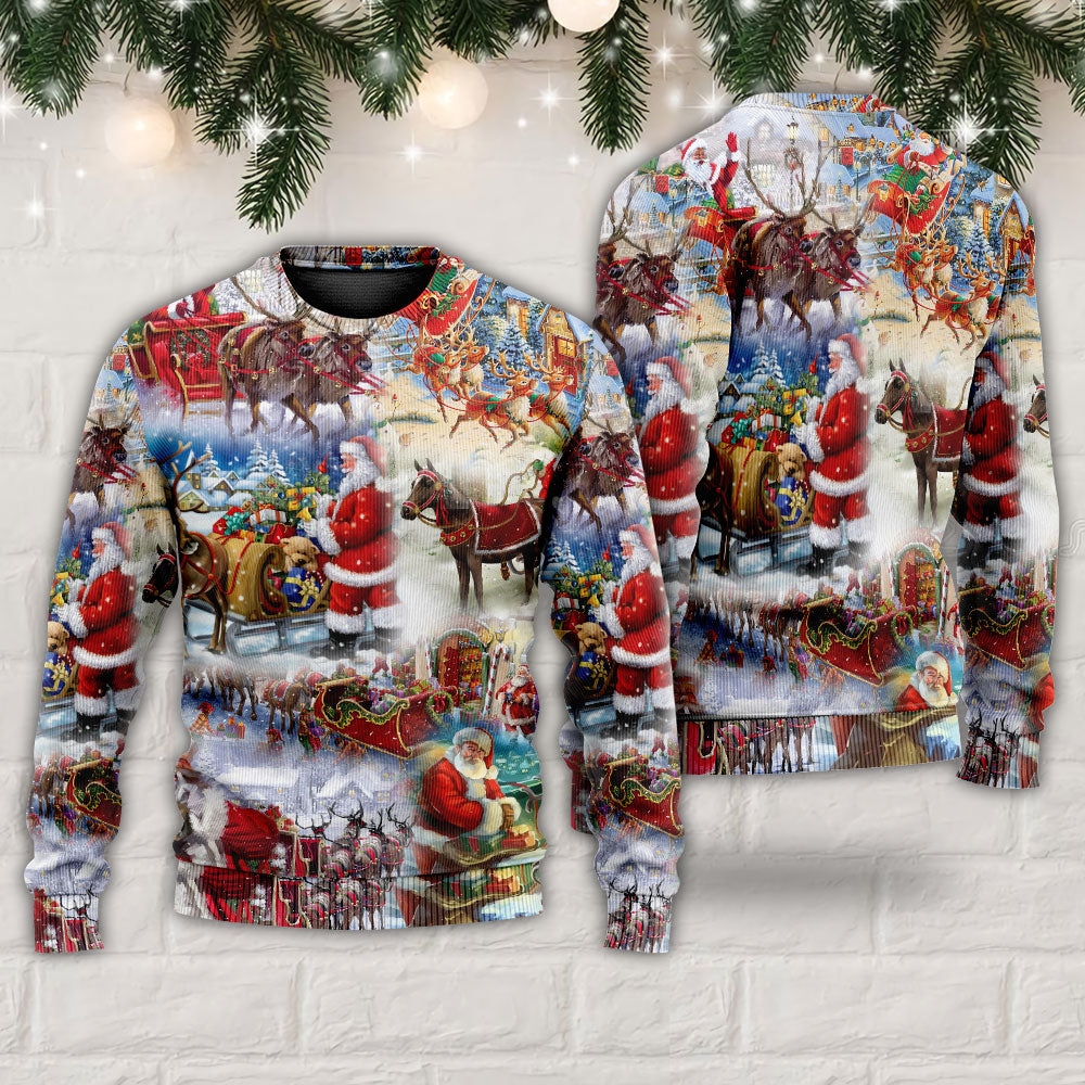 Christmas Magic Celebration Sweater For Festive Family Events Casual Wear And Holiday Gift Giving