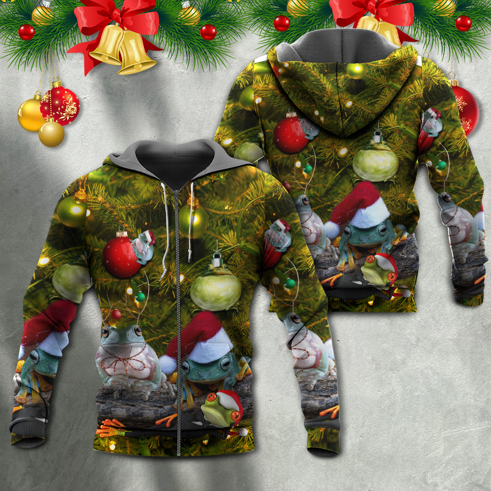 Christmas Frog Bauble Hoodie For Festive Days Casual Adventures And Thoughtful Seasonal Gifting