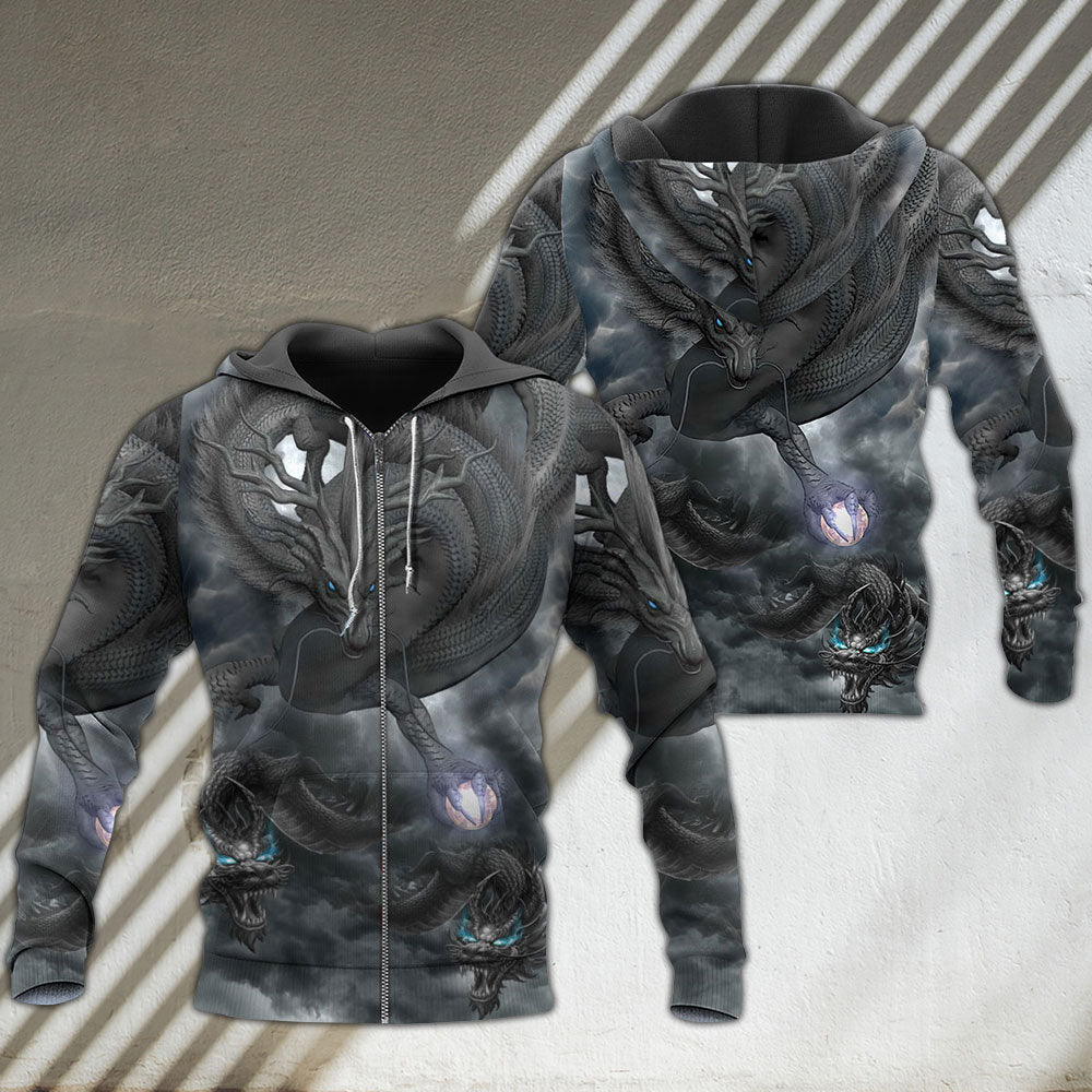 Always Dragon Hoodie For Creative Casual Style Seasonal Outings And Comfort