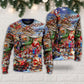 Christmas Joy Peace Family Sweater For Festive Parties Family Photos And Comfortable Seasonal Wear