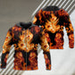 Fantasy Dragon Fireball Hoodie For Mythic Artwork Enthusiasts Casual Events And Daily Comfort