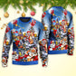 Christmas Funny Santa Holiday Cheer Sweater For Seasonal Parties Cozy Gatherings And Thoughtful Holiday Gifts