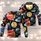 Black Planet Cosmic Hoodie For Comfortable Daily Outfits Holidays And Casual Wear