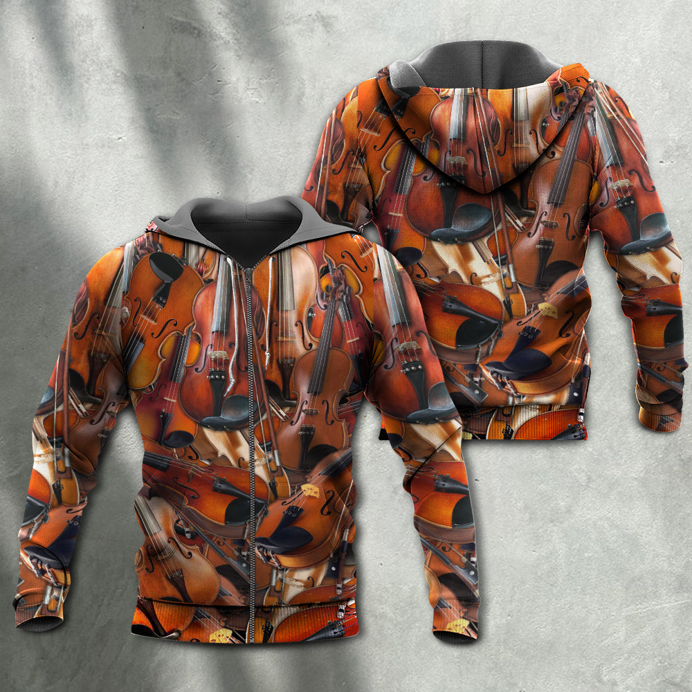 Elegant Violin Instrument Hoodie For Music Inspired Outfits Festivals And Relaxed Everyday Wear