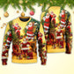 Christmas Santa Story Happy Xmas Sweater For Seasonal Parties Cozy Gatherings And Thoughtful Holiday Gifts