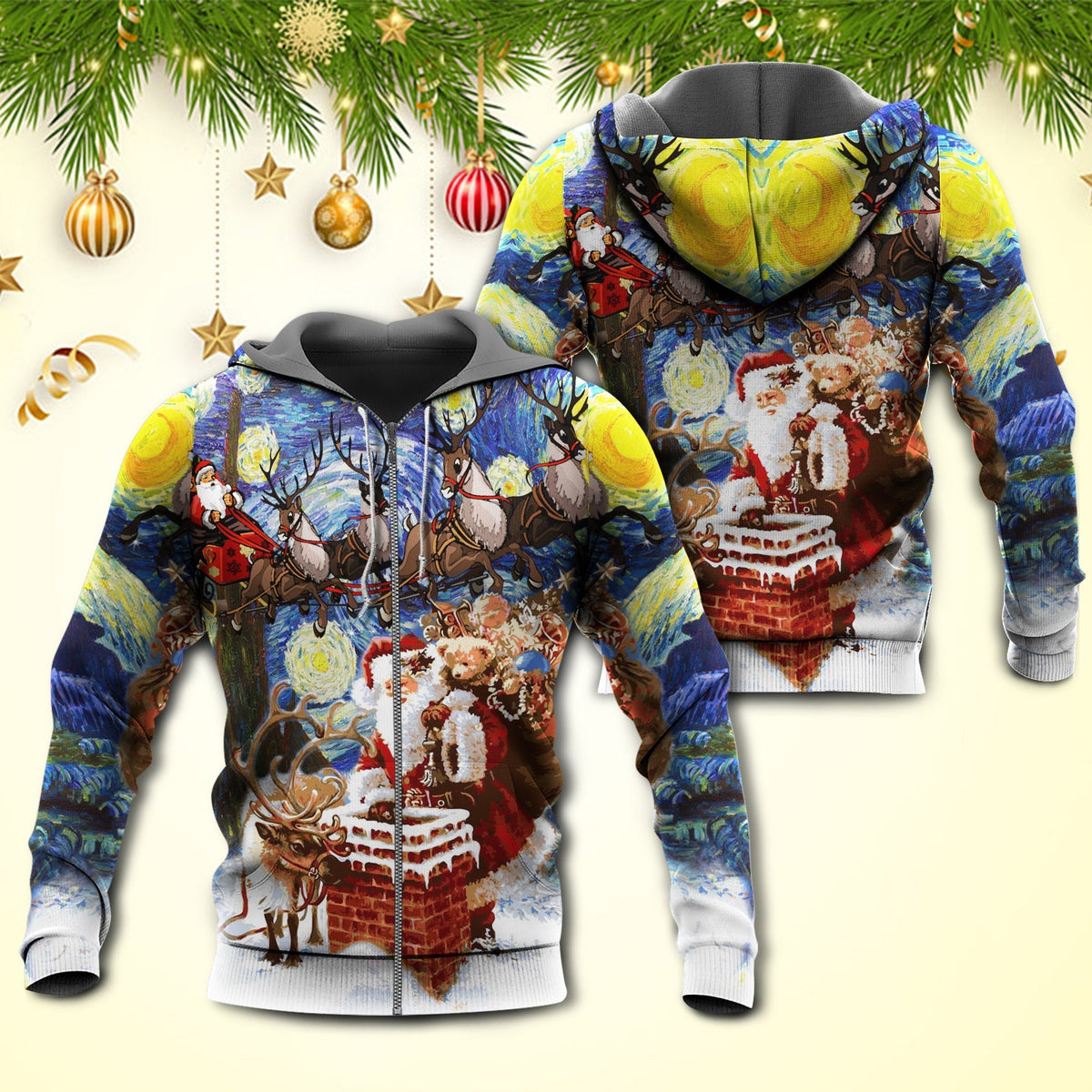 Christmas Holiday Countdown Hoodie For Christmas Gatherings Outdoor Trips And Relaxed Seasonal Style