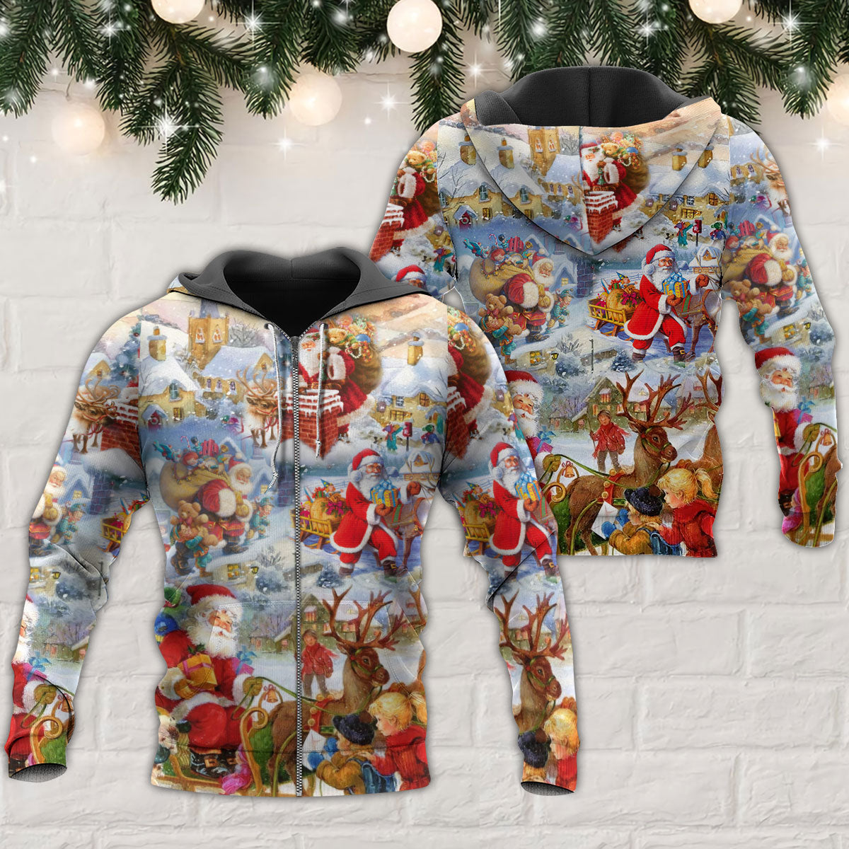 Holly Jolly Christmas Hoodie For Holiday Parties Weekend Outings And Cheerful Gift Giving