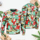 Christmas Santa Vacation Beach Joyful Sweater For Festive Events Weekend Outings And Comfortable Winter Style