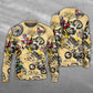 Motocross Biker Vintage Sweater For Automotive Fans Travel Events And Relaxed Casual Wear