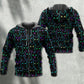 Cute Neon Kitten Glow Hoodie For Everyday Wear Outdoor Adventures And Comfortable Style