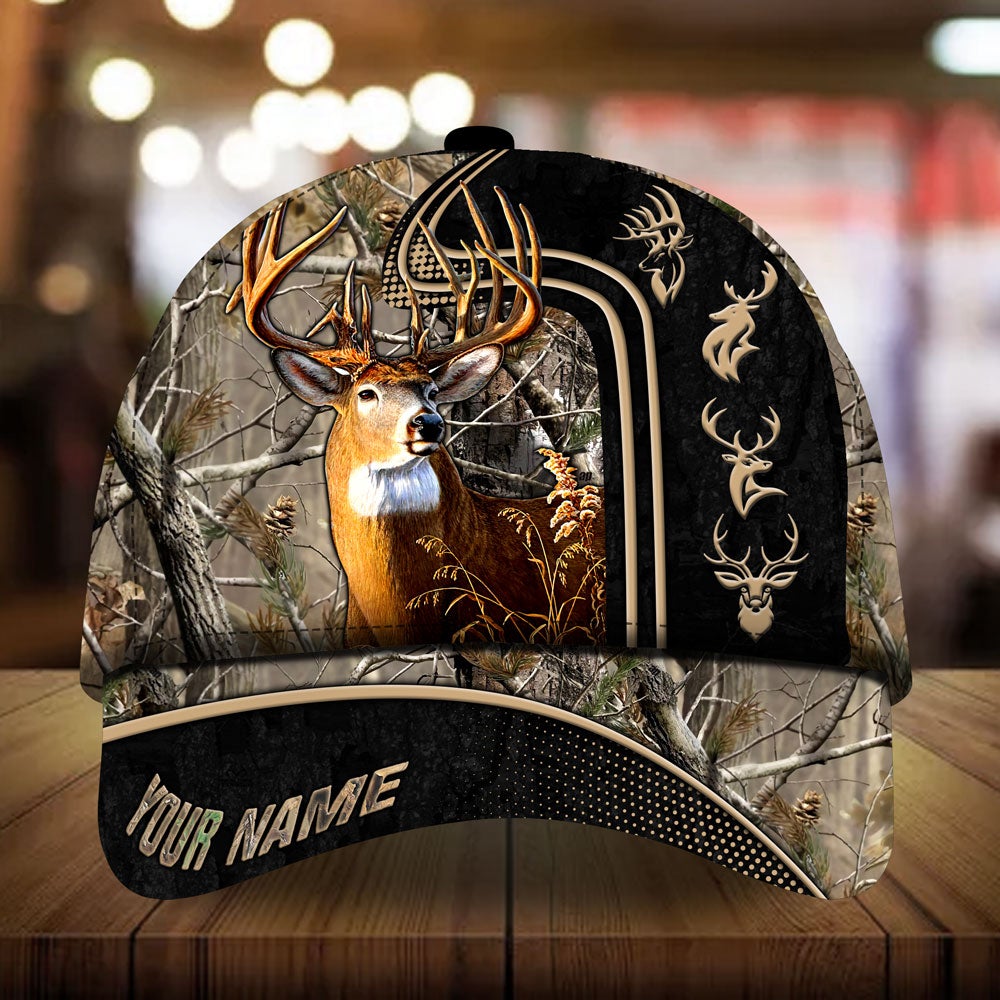 Beautiful Deer Hunting Camo Personalized Classic Cap For Holiday Trips Daily Outfits And Thoughtful Gifting