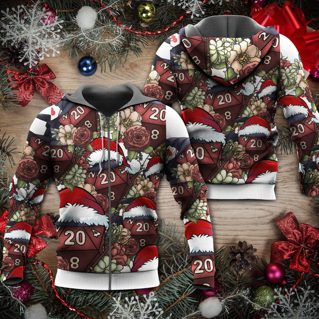 Christmas Dice Witchy Holiday Vibe Hoodie For Holiday Parties Weekend Outings And Cheerful Gift Giving