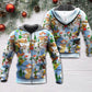 American Christmas Pride Hoodie For Christmas Events Holiday Travel And Comfortable Casual Outfits
