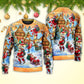 Christmas Santa In Town Xmas Is Coming Sweater For Family Gatherings Winter Travel And Everyday Seasonal Comfort