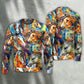 Colorful Horse Face Sweater For Casual Wear Travel Parties And Comfortable Seasonal Style