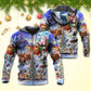 Christmas Reindeer Gift Glow Hoodie For Holiday Parties Weekend Outings And Cheerful Gift Giving