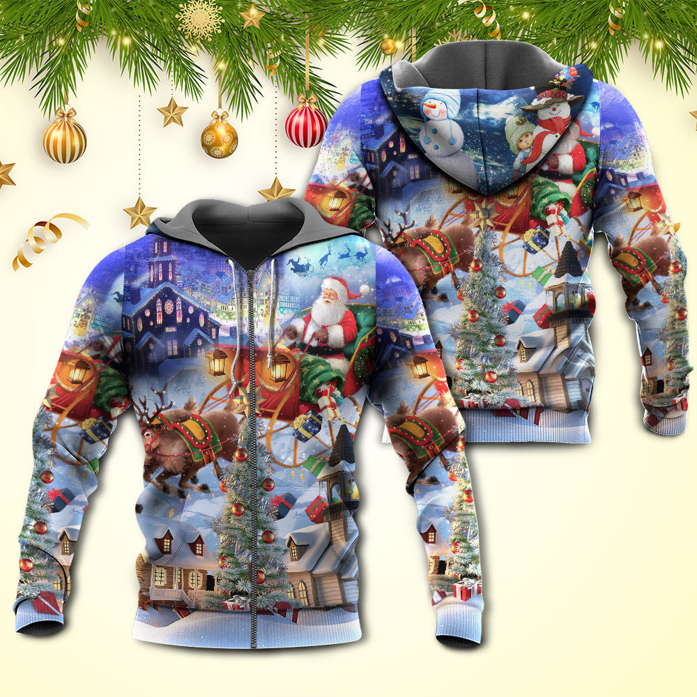 Christmas Reindeer Gift Glow Hoodie For Holiday Parties Weekend Outings And Cheerful Gift Giving