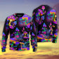 Hippie Mushroom Sweater For Festival Adventures Vacations And Relaxed Daily Styling