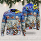 Christmas Playful Santa Holiday Sweater For Family Gatherings Winter Travel And Everyday Seasonal Comfort