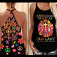 Hippie Soul Color Peaceful Hollow Tank Top For Fitness Training And Travel