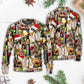 Christmas Wine Night Cozy Holiday Sweater For Holiday Parties Family Gatherings And Seasonal Gift Giving