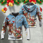 Christmas Gnome Playing Winter Holiday Hoodie For Christmas Events Holiday Travel And Comfortable Casual Outfits