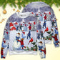 Christmas Children Snowman Town Sweater For Festive Events Weekend Outings And Comfortable Winter Style