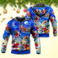 Magic Christmas Santa Town Night Hoodie For Seasonal Parties Casual Wear And Thoughtful Holiday Gifts