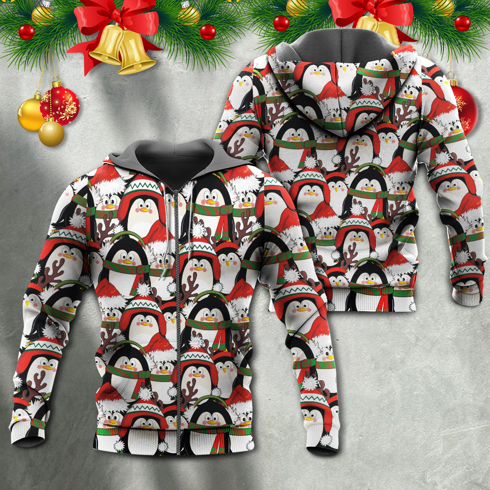 Cute Christmas Penguin Holiday Hoodie For Holiday Parties Weekend Outings And Cheerful Gift Giving