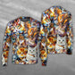 Colorful Cat Sweater For Nature Inspired Fashion Events And Relaxed Everyday Comfort