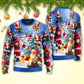 Christmas Santa Is Coming Story Night Sweater For Seasonal Parties Cozy Gatherings And Thoughtful Holiday Gifts