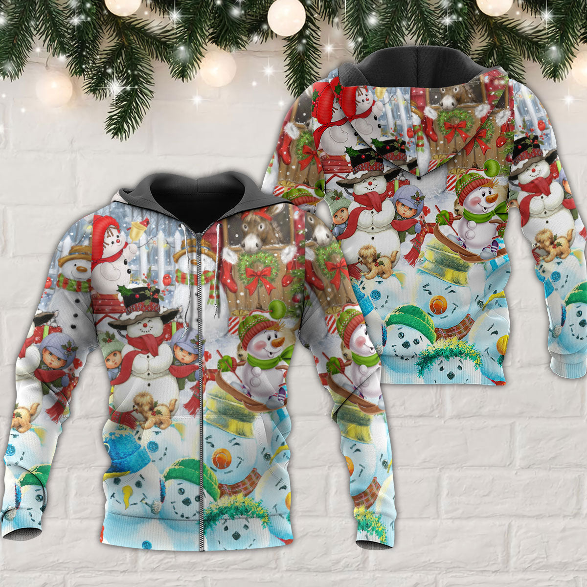 Snowman Farm Holiday Christmas Hoodie For Holiday Vacations Winter Events And Everyday Comfort