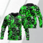 Green Skull Flame Hoodie For Distinctive Streetwear Holidays And Thoughtful Gifts