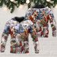 Christmas Santa Holiday Humor Hoodie For Winter Streetwear Christmas Travel And Seasonal Home Gatherings