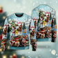 Horse Loves Christmas Happy Sweater For Festive Parties Family Photos And Comfortable Seasonal Wear