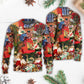 Christmas Santa Daily Sweater For Festive Events Weekend Outings And Comfortable Winter Style