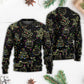 Christmas Neon Light Starry Night Sweater For Holiday Travel Winter Outings And Cheerful Gift Giving