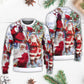 Christmas Santa Holiday Arrival Sweater For Festive Parties Family Photos And Comfortable Seasonal Wear