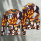 Halloween Boo Pumpkin Fantasy Sweater For Fantasy Fans Casual Outings And Weekend Adventures