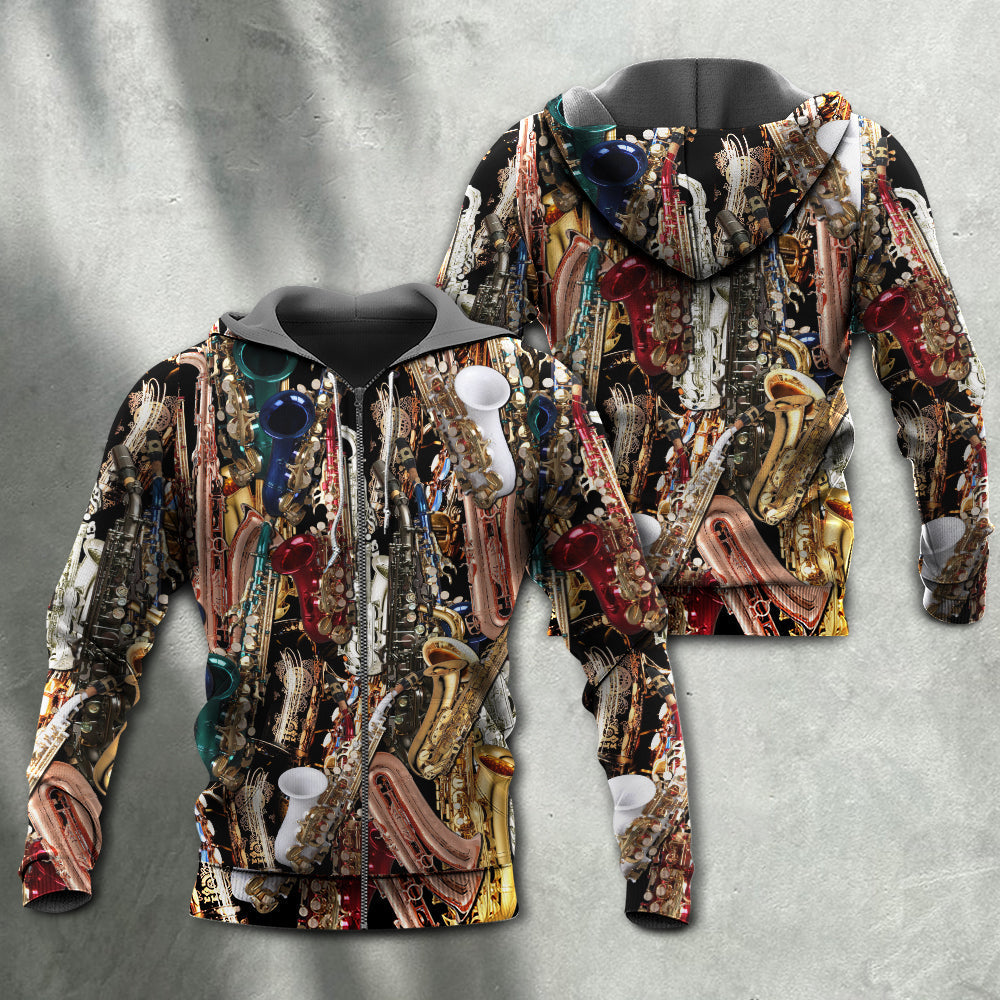 Saxophone Therapy Hoodie For Studio Life Casual Travel And Everyday Comfort