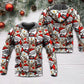 Cute Funny Christmas Santa Reindeer Hoodie For Christmas Gatherings Outdoor Trips And Relaxed Seasonal Style