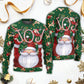 Christmas Santa Joyful Sweater For Winter Celebrations Family Events And Relaxed Seasonal Styling