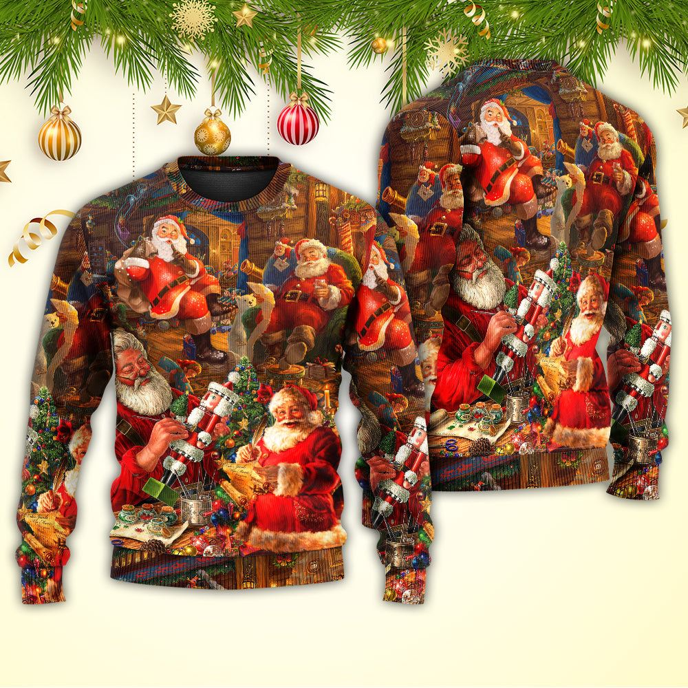 Christmas Funny Santa Gift Xmas Is Coming Sweater For Holiday Travel Winter Outings And Cheerful Gift Giving