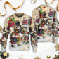 Christmas Couple Snowman Winter Sweater For Family Gatherings Winter Travel And Everyday Seasonal Comfort